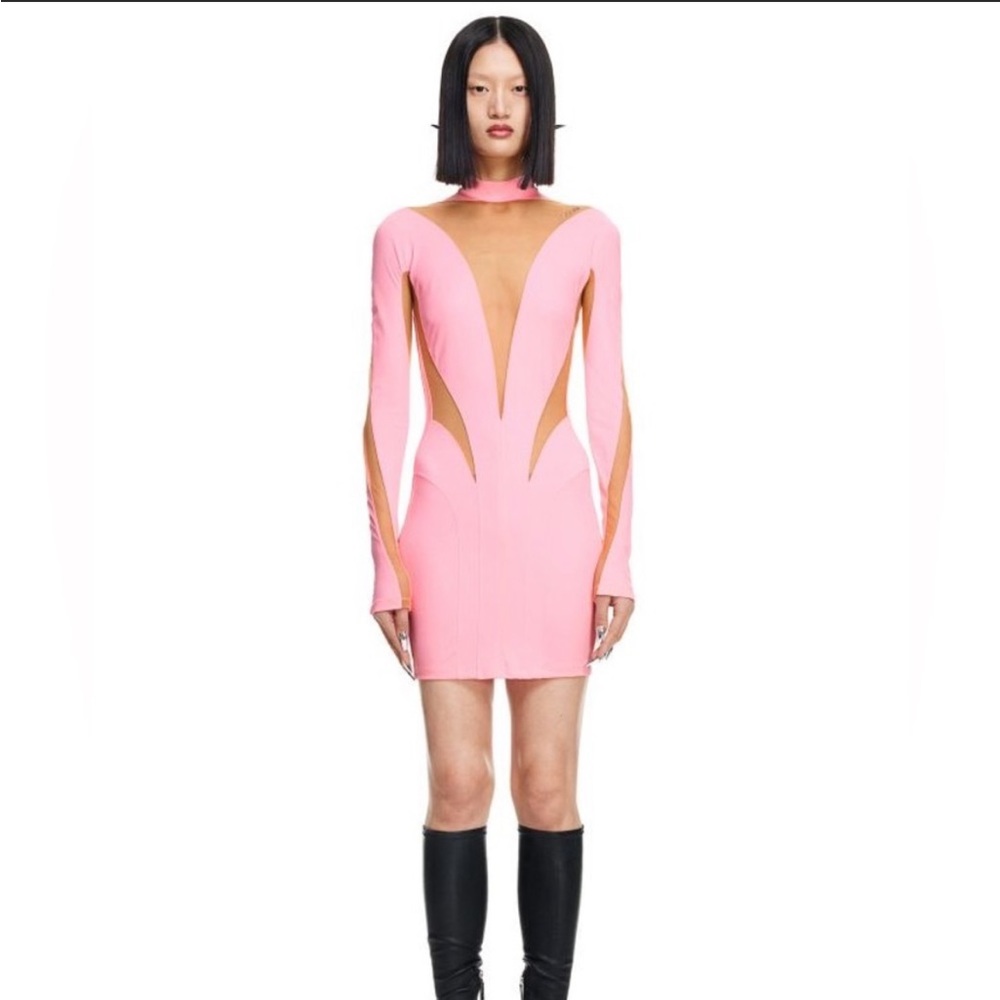 Mugler x HM pink dress. Mugler Dress